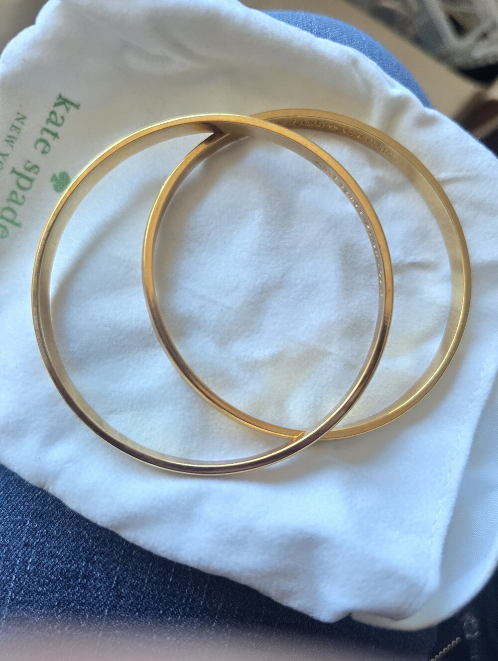 kate spade Gold 2 Bangle Bracelet Set - Picture 5 of 7